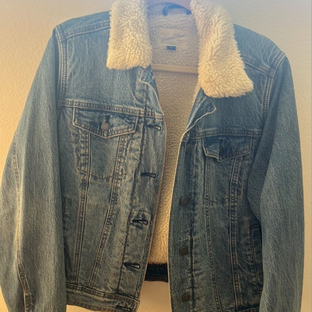 Denim Universal Thread Jacket Size Large - image 1